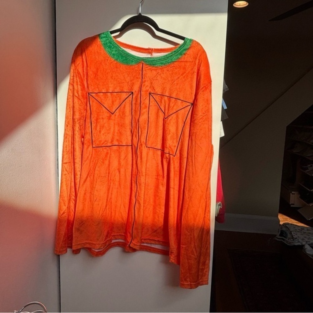 Orange and Green Long Sleeve Top Stan from South Park
